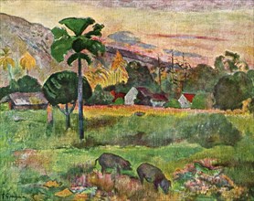 'Haere Mai', 1891 (1939).Artist: Paul Gauguin
