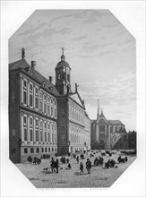 Town Hall in Amsterdam, Netherlands, c1870. Artist: W Steelink