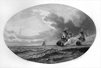Four Days Battle, 1666 (c1870).Artist: W Steelink