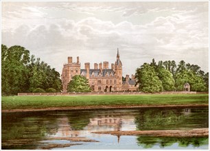 Kelham Hall, Nottinghamshire, home of the Manners-Sutton family, c1880. Artist: Unknown