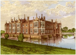 Helmingham Hall, Suffolk, home of Baron Tollemache, c1880. Artist: Unknown
