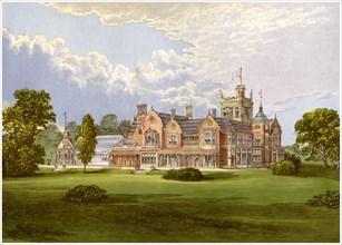 Caen Wood Towers, Middlesex, home of the Reckitt family, c1880. Artist: Unknown
