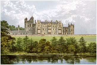 Worsley Hall, Lancashire, home of the Earl of Ellesmere, c1880. Artist: Unknown