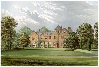 Lea, Lincolnshire, home of Baronet Anderson, c1880. Artist: Unknown