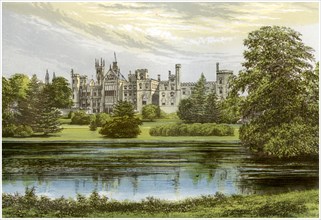 Alton Towers, Staffordshire, home of the Earl of Shrewsbury, c1880. Artist: Unknown