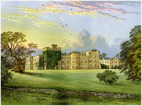 Hornby Castle, Yorkshire, home of the Duke of Leeds, c1880. Creator: Unknown.