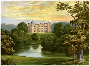 Kimberley Hall, Norfolk, home of the Earl of Kimberley, c1880. Artist: Unknown