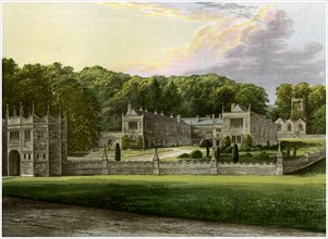 Lanhydrock, Cornwall, home of Lord Robartes, c1880. Artist: Unknown