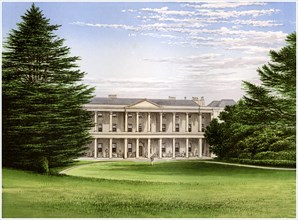 West Wycombe House, Buckinghamshire, home of Baronet Dashwood, c1880. Artist: Unknown