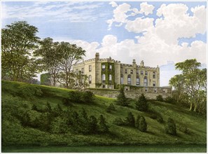 Workington Hall, Cumberland, home of the Curwen family, c1880. Artist: Unknown