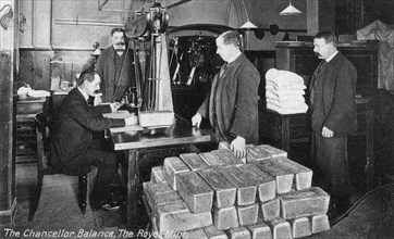 The Chancellor Balance, the Royal Mint, Tower Hill, London, early 20th century. Artist: Unknown