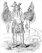 Indian medicine man, c1700(?) (c1880). Artist: Unknown