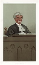 'A Lawyer on the Bench', 1902. Artist: Spy