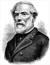 Robert E Lee, Confederate general of the American Civil War, (c1880). Artist: Unknown