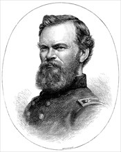 James B McPherson, Union general of the American Civil War, (c1880). Artist: Unknown
