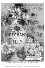 Advertisement for Beecham's Pills, 1887. Artist: Unknown