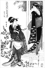 Episode from a parody of the Chushingura, Japanese, c1797 (1958). Artist: Unknown