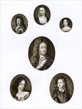 Group of royal portraits, late 17th - early 18th century (1906). Artist: Unknown