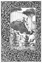 Frontispiece to The Field of Clover, 1899.Artist: Clemence Housman