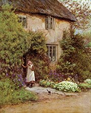 'The Cottage Door', 1899. Artist: Unknown