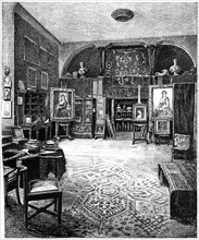 The studio of Sir Frederic Leighton, c1880-1882. Artist: Unknown