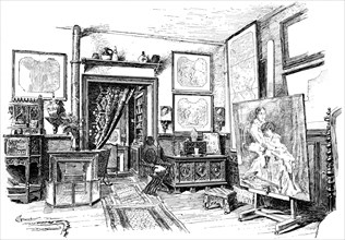 The smaller studio of Paul-Jacques-Aime Baudry, c1880-1882. Artist: Unknown