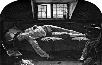 'The Death of Chatterton', 1856 (1900). Artist: Unknown