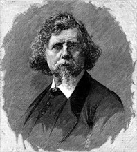 William Holbrook Beard, American painter, 1882. Artist: Moritz Klinkicht