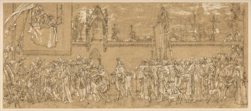 'Cimabue's Celebrated Madonna is carried in Procession...', 1853-1855 (c1880-1882). Artist: Unknown