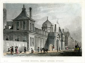 British Museum, Great Russell Street, London, 19th century. Artist: Unknown