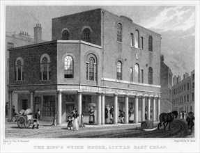 'The King's Weigh House, Little East Cheap', City of London, 19th century.Artist: R Acon