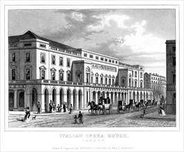 Italian Opera House, Haymarket, Westminster, London, late 18th - early 19th century. Artist: Unknown