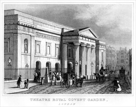 Theatre Royal Covent Garden, Westminster, London, 19th century. Artist: Unknown