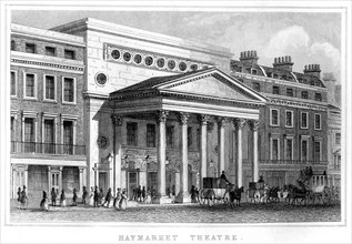 Haymarket Theatre, Westminster, London, 19th century. Artist: Unknown