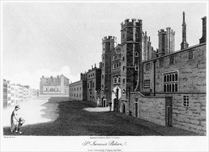 St James's Palace, Westminster, London, 1806. Creator: A Birrell.