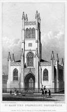 Church of St Mark the Evangelist, Pentonville, Islington, London, 1828.Artist: S Lacey