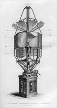 Lighthouse revolving dioptric apparatus, 1866. Artist: Unknown