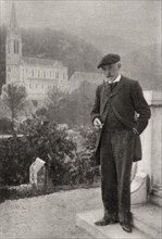 Joris-Karl Huysmans, French novelist, 1900. Artist: Unknown