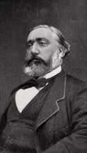 Leon Gambetta, French statesman, 1881. Artist: Unknown