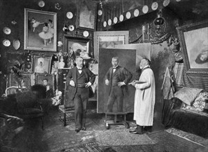 French artist Louis-Robert Carrier-Belleuse painting Doctor Boyen, 1906. Artist: Unknown