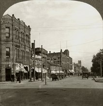 Grafton Street, Charlottetown, Prince Edward Island, Canada, early 20th century.Artist: Keystone View Company