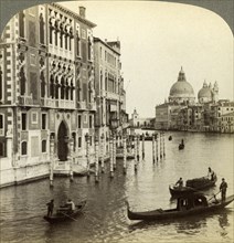 The Grand Canal, Venice, Italy.Artist: Underwood & Underwood
