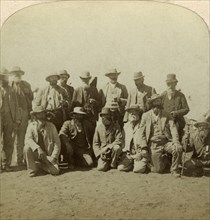 General Cronje's principal commanders after surrendering, South Africa, Boer War, 1900.Artist: Underwood & Underwood