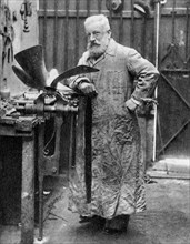 Fernand Forest, French inventor, 1888. Artist: Unknown