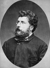 Georges Bizet, French composer, 1874. Artist: Unknown