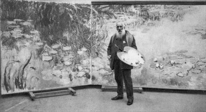 Claude Monet, French Impressionist painter, 1923. Artist: Unknown
