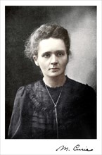 Marie Curie, Polish-born French physicist, 1917. Artist: Unknown