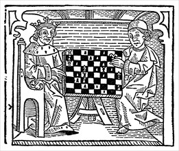 Game and play of chess, 1474 (1956). Artist: Unknown