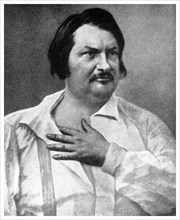 Honore de Balzac, French novelist, 19th century (1956). Artist: Unknown