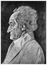 Goethe, German poet, 19th century (1956). Artist: Unknown